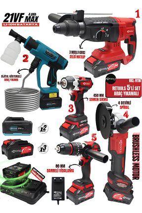 دریل Darbeli RETOOLS - کد 927541654