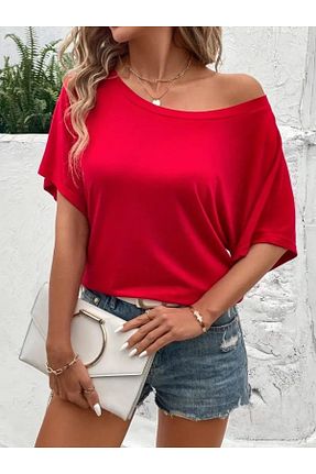 بلوز قرمز زنانه ساده Kokosh moda - کد 935578755