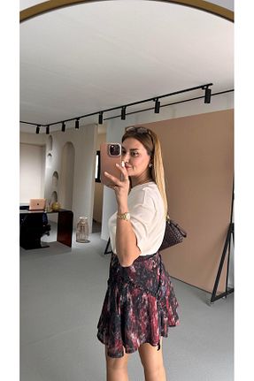 دامن رنگی زنانه بافتنی Sezgi Tekin - کد 927556489