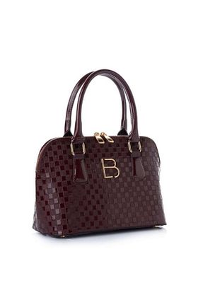 کیف دوشی زرشکی زنانه چرم مصنوعی Lucky Bees - کد 927556088