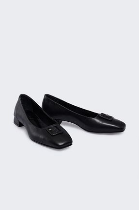 کفش کژوال مشکی زنانه چرم خالص Favgi - کد 927568518