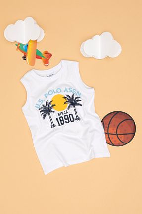تیشرت سفید بچه گانه Fitted U.S. Polo Assn. - کد 927570010