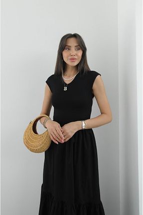 لباس مشکی زنانه بافت Havoş - کد 927573411