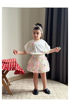 ست بالاتنه و پائین تنه سفید بچه گانه بافتنی My Kids Wear - کد 927570327