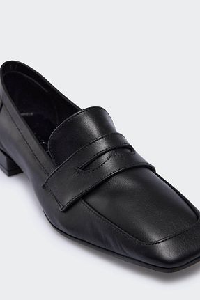 کفش کژوال مشکی زنانه چرم خالص Favgi - کد 927568776