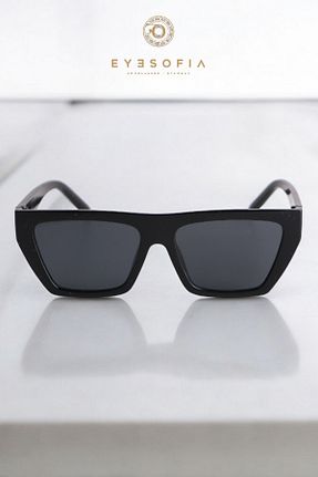 عینک آفتابی مشکی زنانه 45 Eyesofia - کد 927579219