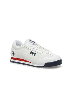 کفش اسنیکر سفید مردانه بند دار U.S. Polo Assn. - کد 475268491