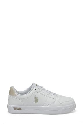 کفش اسنیکر سفید زنانه بند دار U.S. Polo Assn. - کد 817637288