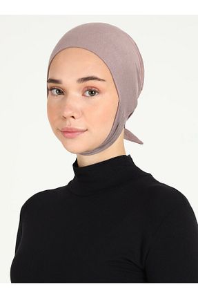 کلاه شنای حجاب طوسی زنانه Ecardin - کد 857360094
