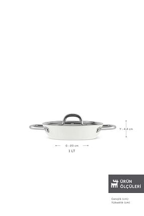 ماهیتابه بژ زیره نچسب Karaca - کد 867550231