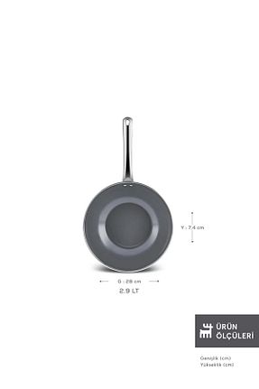 ماهیتابه رنگی زیره نچسب Karaca - کد 868105262
