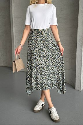 دامن رنگی زنانه مخلوط پلی استر macharel jeans - کد 927586661