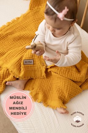 پارچه موسیلین نارنجی ZEYPBA - کد 657674824