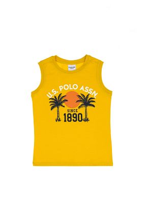 تیشرت زرد بچه گانه Fitted U.S. Polo Assn. - کد 927585799