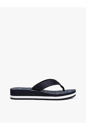 دمپائی مشکی زنانه پاشنه تخت Tommy Hilfiger - کد 927600864