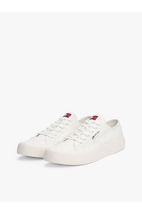 کفش اسنیکر طلائی مردانه بند دار Tommy Hilfiger - کد 927601156