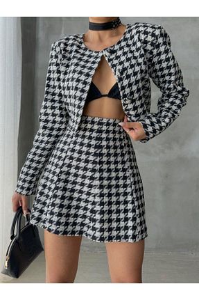 ست بالاتنه و پائین تنه مشکی زنانه بافتنی MİSSCİXFASHİON - کد 765444643
