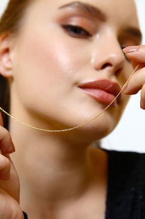 گردنبند طلا زرد زنانه 14 عیار Altınkesesi - کد 331421569