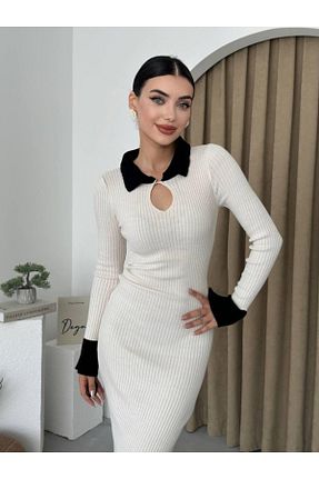 لباس بژ زنانه تریکو MODA - کد 927627557