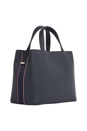 کیف دستی مشکی زنانه چرم خالص Tommy Hilfiger - کد 927628039