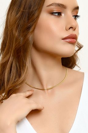 گردنبند طلا زرد زنانه 14 عیار Altınkesesi - کد 218307629