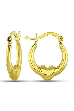 گوشواره طلا زرد زنانه 14 عیار Altınkesesi - کد 745147067