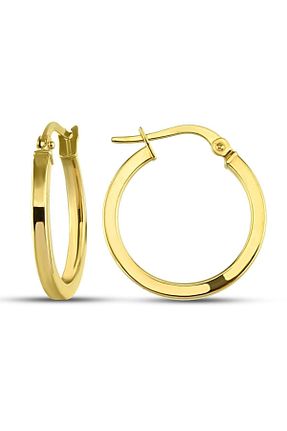 گوشواره طلا زرد زنانه 14 عیار Altınkesesi - کد 745387675