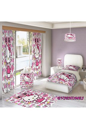 پرده زمینه بنفش مخمل EVSEHOMES - کد 860241279