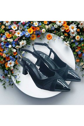 کفش مجلسی مشکی زنانه جیر Escarpinshoes - کد 926729679