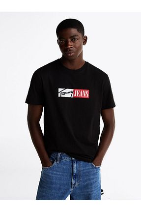 تیشرت مشکی مردانه رگولار Tommy Hilfiger - کد 886638857