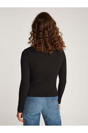 بادی مشکی زنانه یقه ماهیگیر Tommy Hilfiger - کد 927629060