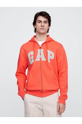 سوئیشرت نارنجی مردانه چاپی GAP - کد 927631417
