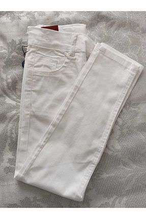شلوار سفید بچه گانه کتان MOD10 - کد 927641154