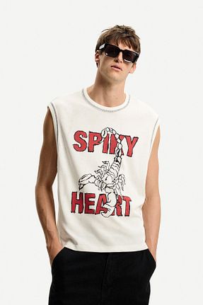 تیشرت قرمز مردانه Relaxed Bershka - کد 927636546