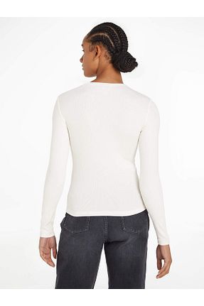تیشرت طلائی زنانه رگولار Tommy Hilfiger - کد 927628558