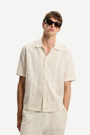 پیراهن قرمز مردانه رگولار Bershka - کد 927636574