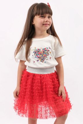 لباس قرمز بچه گانه بافتنی Genel Markalar - کد 927639124