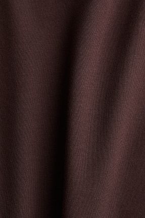 تیشرت قهوه ای زنانه یقه دوچرخه H&M - کد 927648598