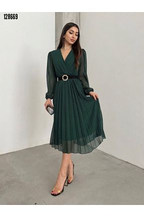 لباس سبز زنانه بافتنی Kokosh moda - کد 927649374