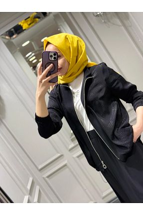 ست بالاتنه و پائین تنه مشکی زنانه بافتنی FUAT GÜRSEN - کد 927635987