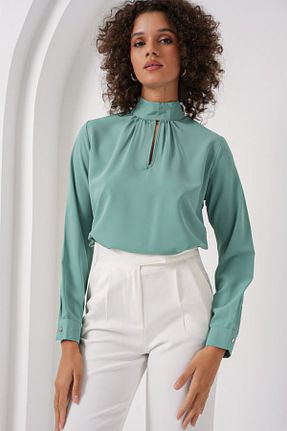 بلوز سبز زنانه ساده MODA - کد 927646775