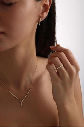 ست طلا طلائی زنانه زیرکن Tufanlar Kuyumculuk - کد 927656368