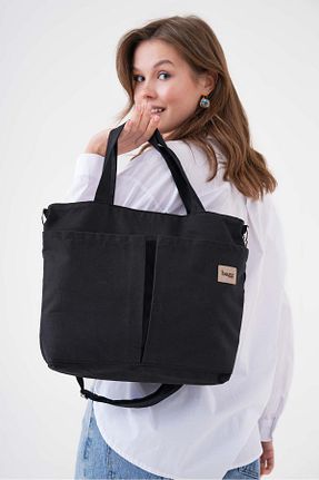 کیف پستچی مشکی زنانه Bagg - کد 708018342