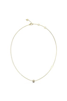 گردنبند جواهر طلائی زنانه روکش طلا Guess - کد 850397051