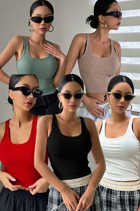 بلوز رنگی زنانه ساده MADALİNA - کد 927662766