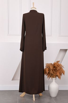 کلاه و ابایا قهوه ای زنانه پنبه پلی استر İmajButik - کد 927680998