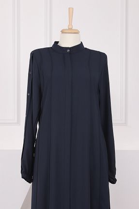 کلاه و ابایا سرمه ای زنانه پنبه پلی استر İmajButik - کد 927681001