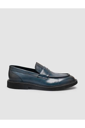 کفش کلاسیک سرمه ای مردانه چرم خالص Cabani - کد 927685403