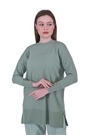 تونیک حجاب سبز زنانه تریکو Invee - کد 884835487