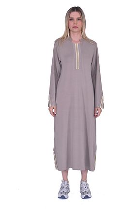 لباس حجاب بژ زنانه رگولار Invee - کد 872571362